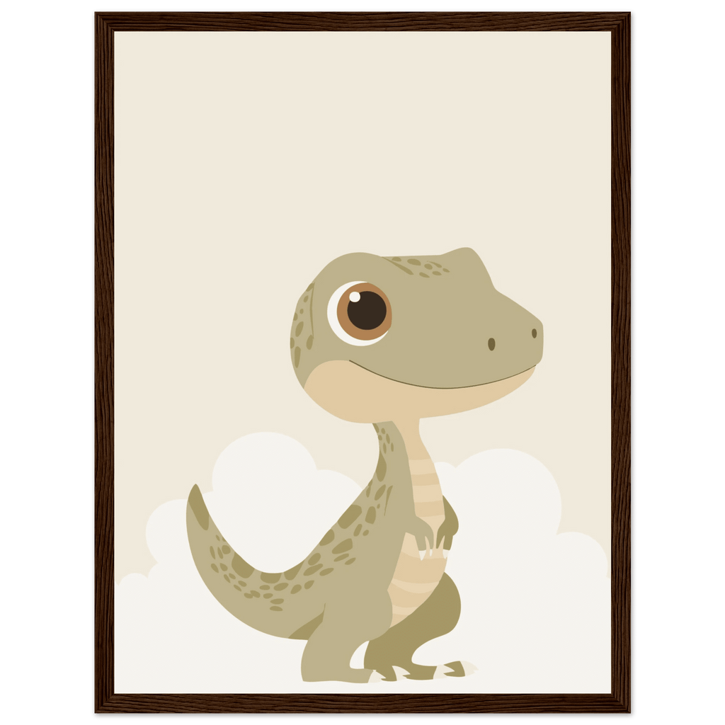 T-Rex dinosaurieposter med eget namn poster