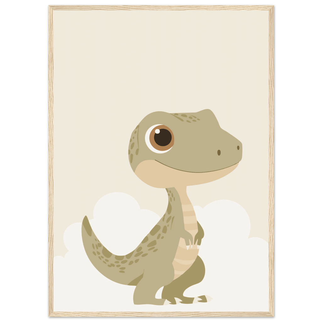 T-Rex dinosaurieposter med eget namn poster
