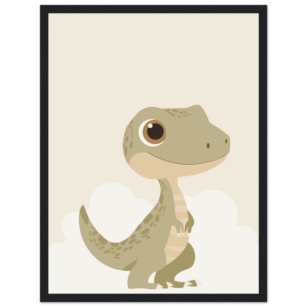 T-Rex dinosaurieposter med eget namn poster