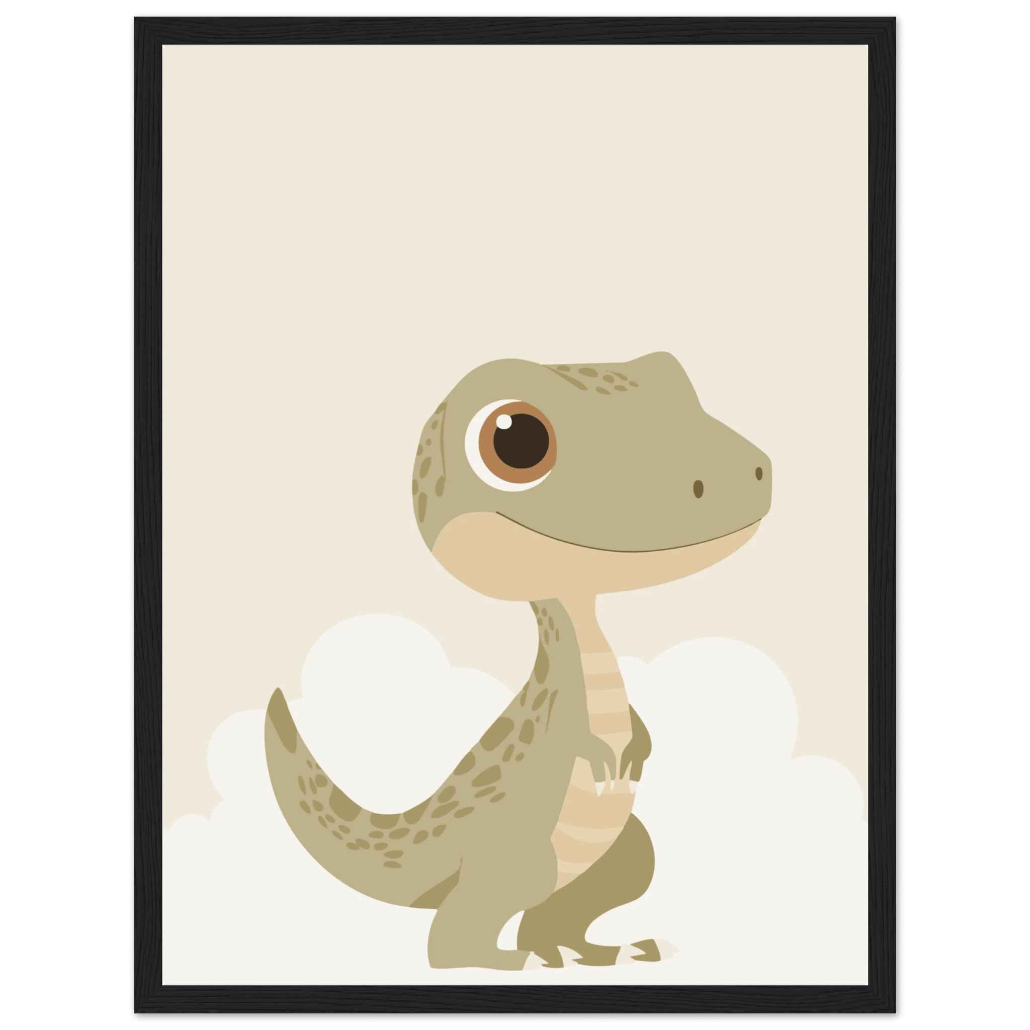 T-Rex dinosaurieposter med eget namn poster