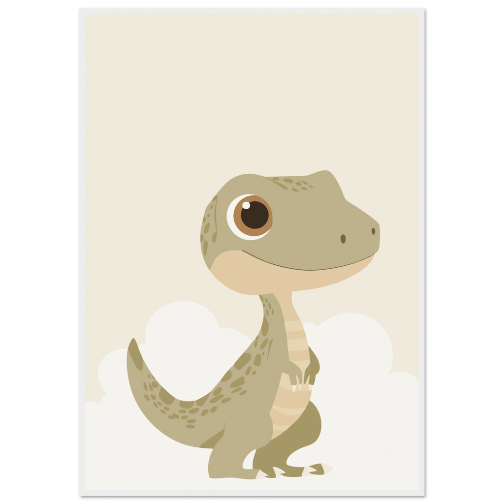 T-Rex dinosaurieposter med eget namn poster