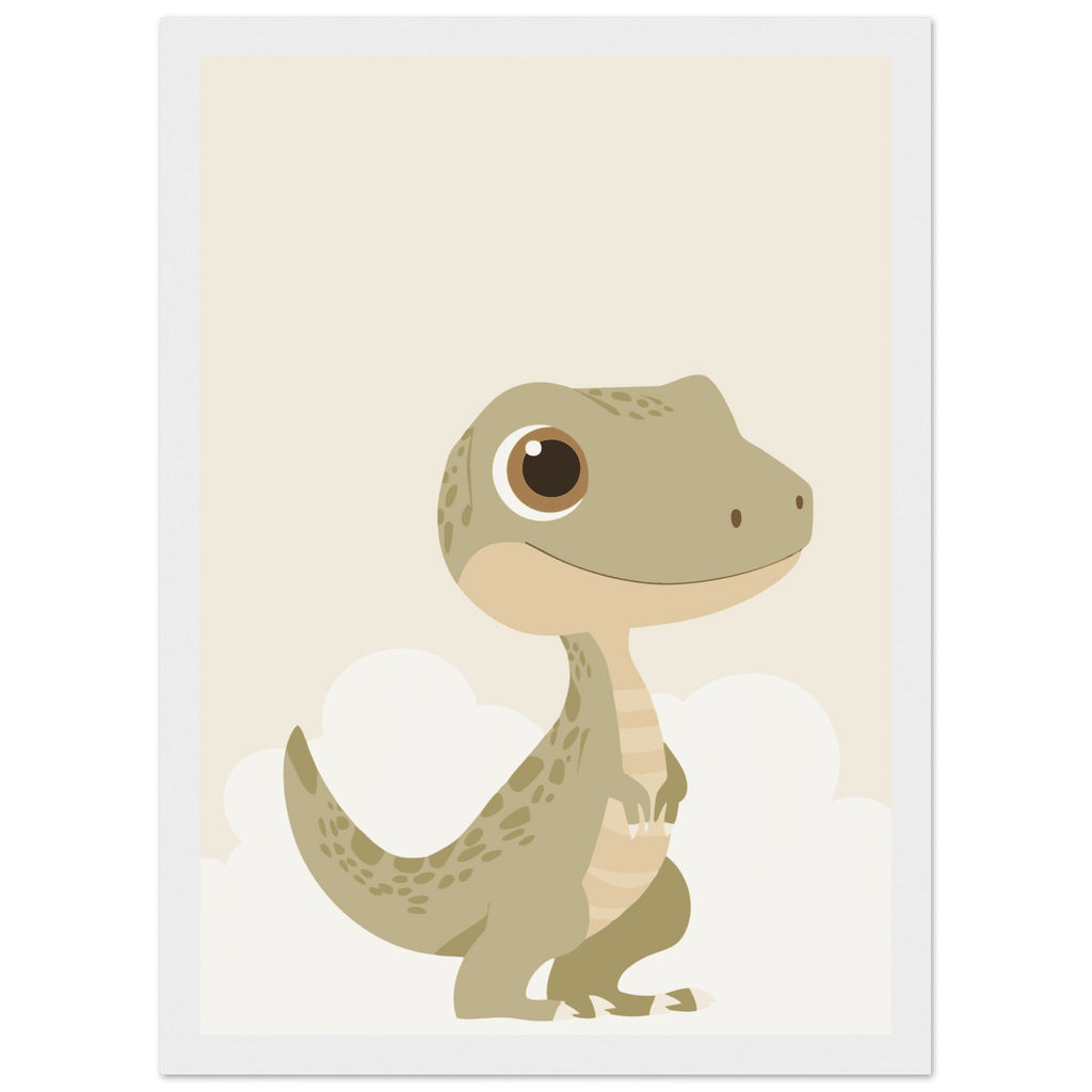 T-Rex dinosaurieposter med eget namn poster