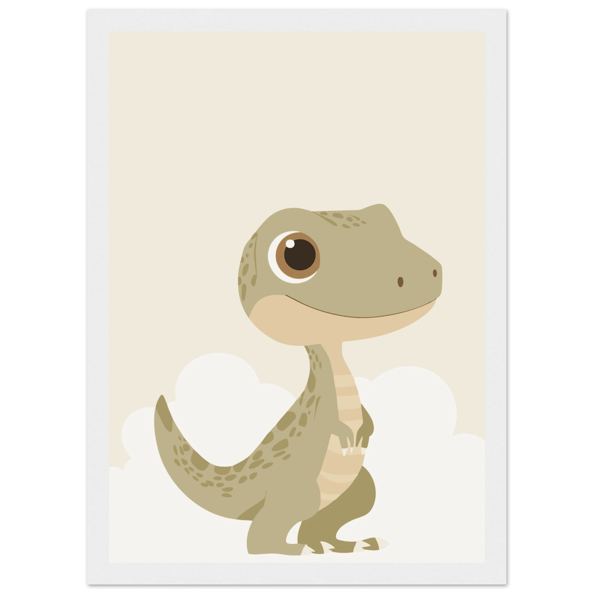 T-Rex dinosaurieposter med eget namn poster