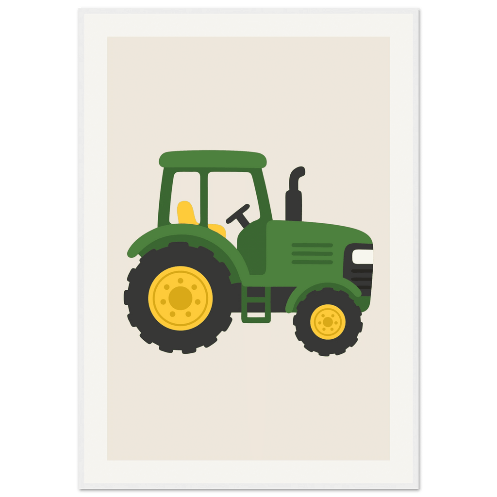 Traktor poster för barnrum poster