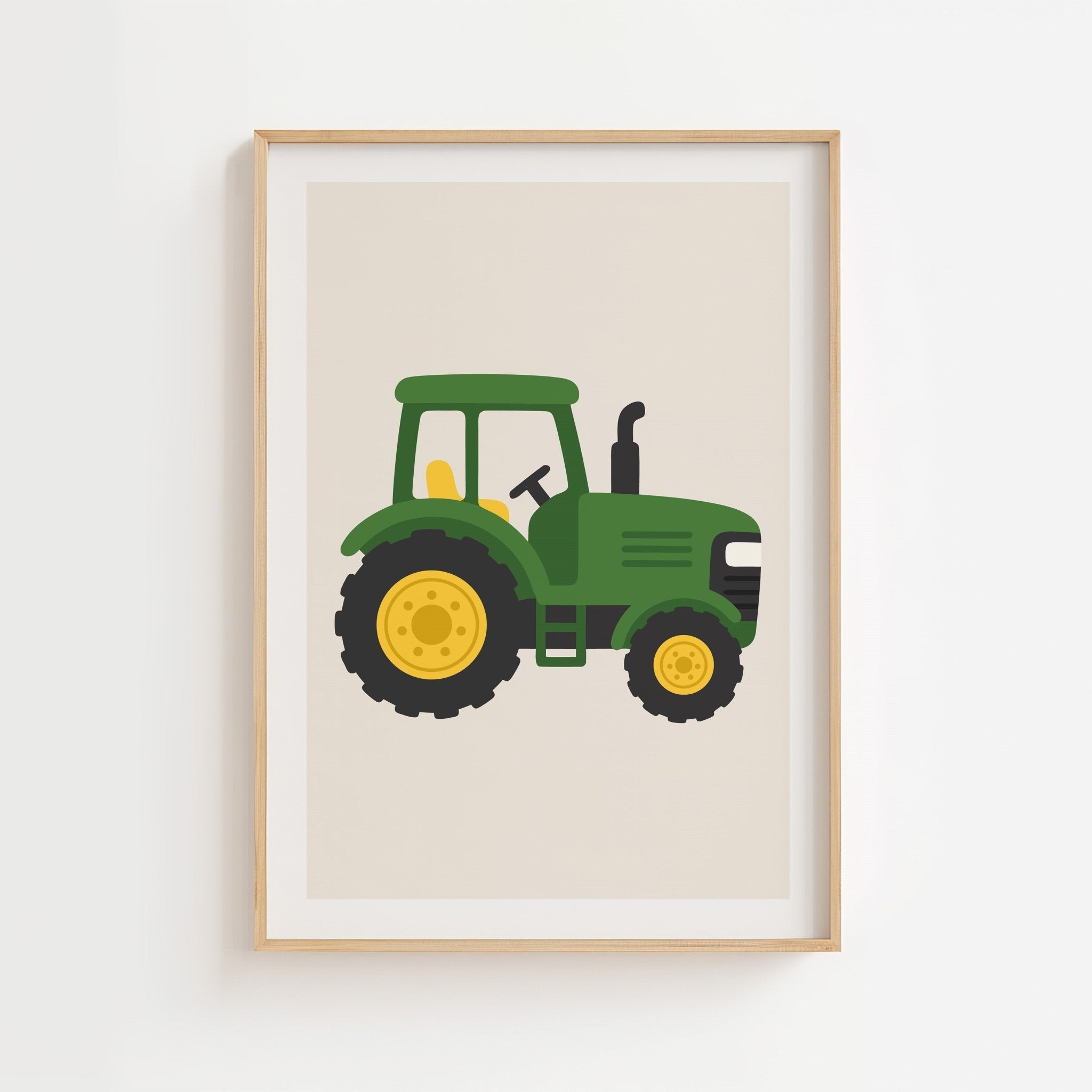Traktor poster för barnrum poster