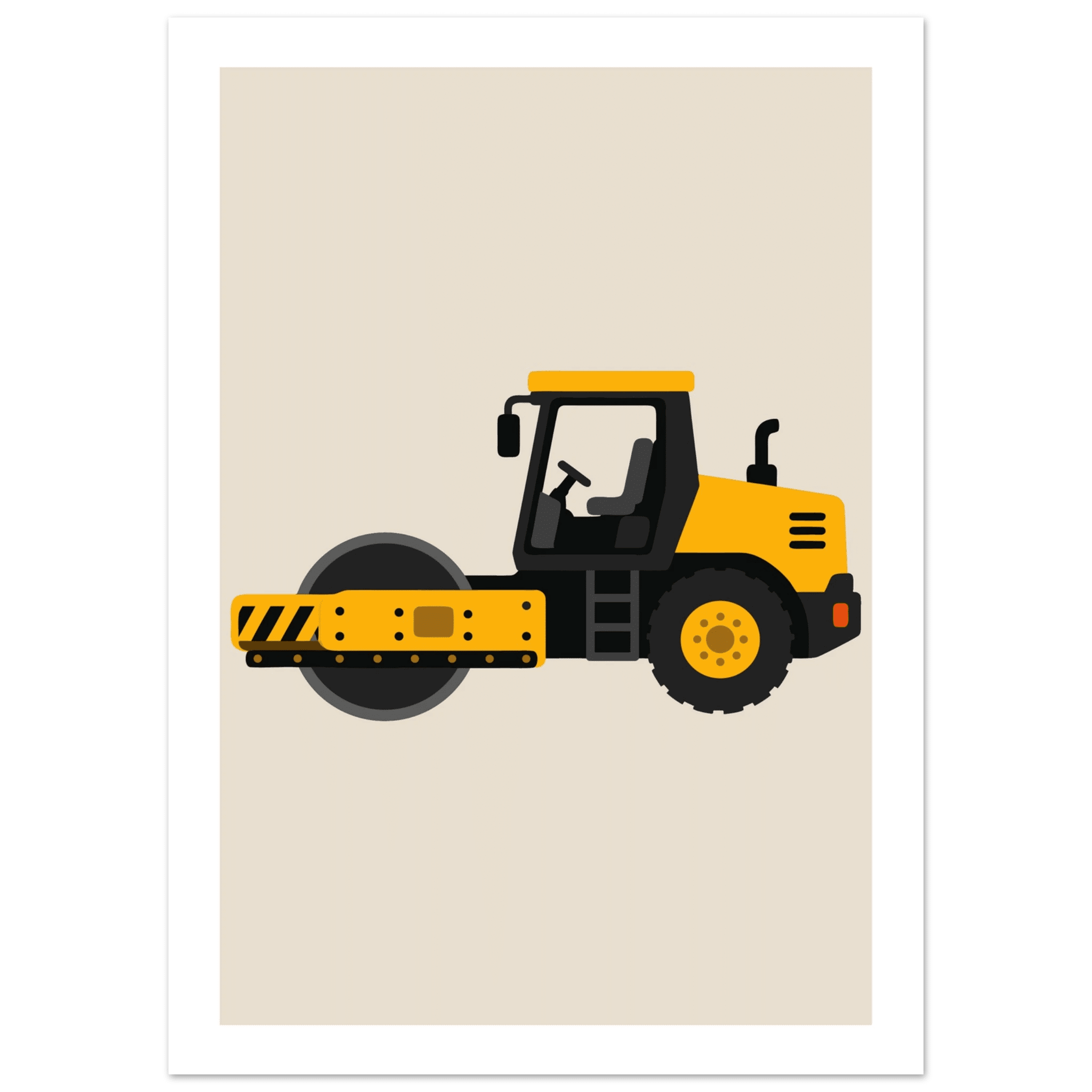 Vägvält poster poster