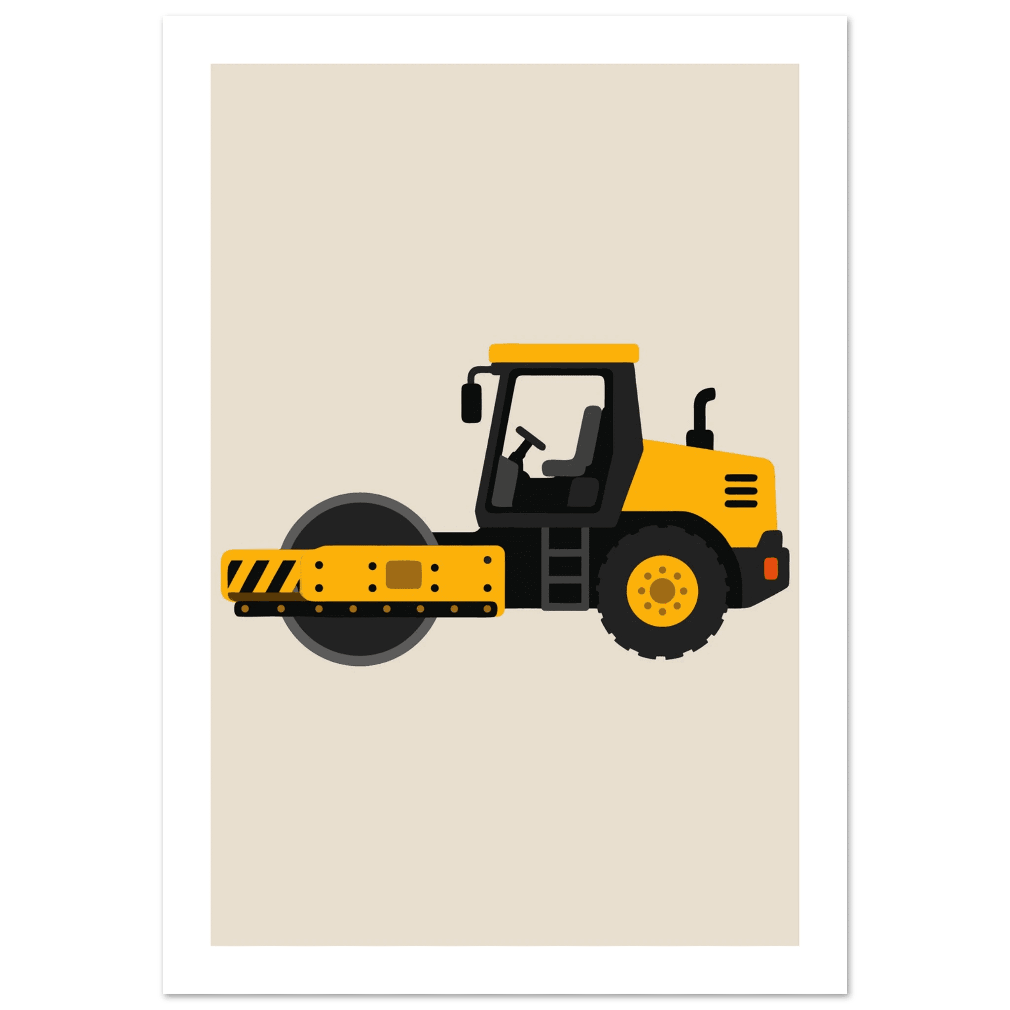 Vägvält poster poster