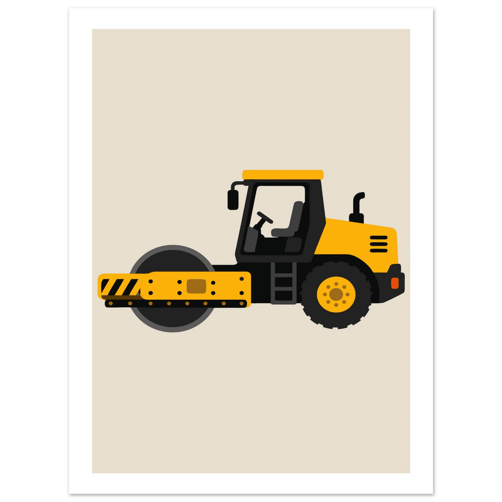 Vägvält poster poster