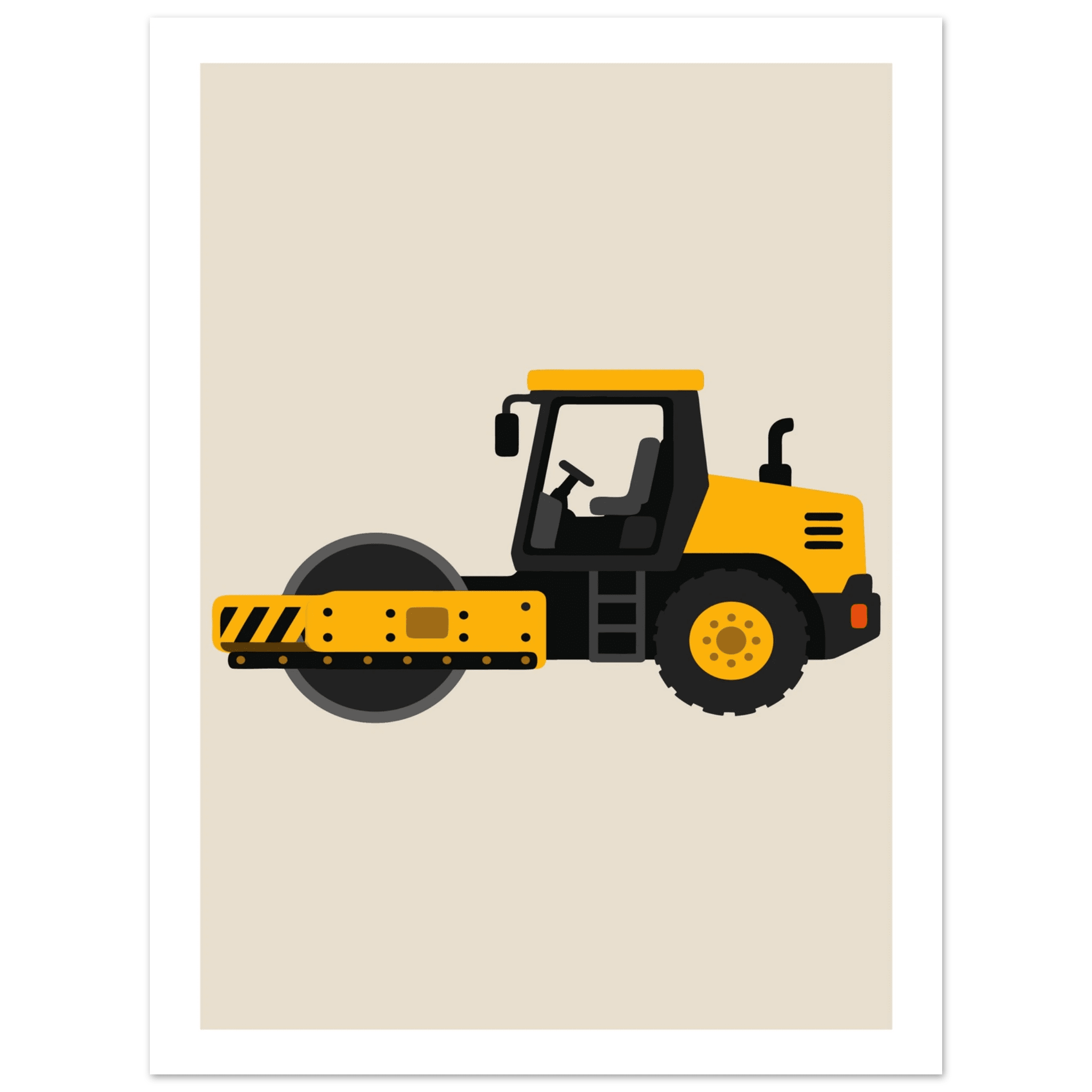 Vägvält poster poster